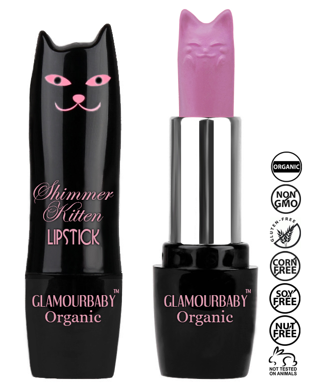 Nova Blast Organic Lipstick - The healthiest cosmetics for little girls. Allergy free makeup for little girls. Cat lipstick. Organic makeup for little girls. Allergy Free, Non GMO, Gluten Free, Corn Free, Soy Free, Nut Free, Dairy Free, Egg Free...