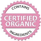 Contains Certified Organic Ingredients