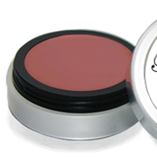 Rosewood Mineral Cream Blush is a warm earthy rose color. It also blends very well, giving it a very natural appearance. This Blush is Matte, but also gives a Healthy Glow.